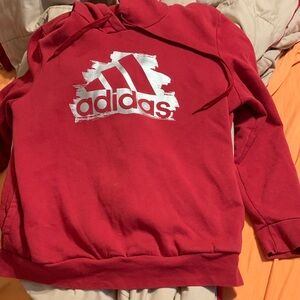 Adidas Kids Bold Red Hoodie
